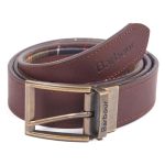 Barbour Men’s Reversible Tartan Leather Belt – LARGE