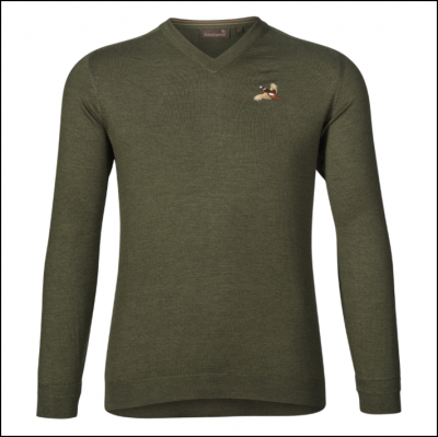 Seeland Woodcock V Neck Pullover Classic Green 1