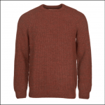 Barbour Horseford Crew Knit Jumper Cinnamon 1
