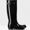 Hunter Women's Original Tall Gloss Wellington Boots Black 2