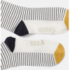 Joules Brill Bamboo Embroidered Socks Bee Stripe 3