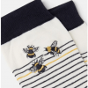 Joules Brill Bamboo Embroidered Socks Bee Stripe 2