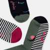 Joules Excellent Everyday 3 Pack Socks Woodland Animals 3