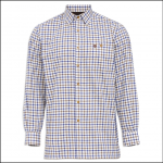 Alan Paine Bury Men's Fleece Lined Country Check Shirt Brown 1