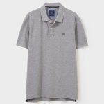 Crew Classic Pique Polo Shirt Grey Marl