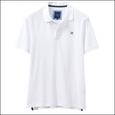 Crew Classic Pique Polo White 1