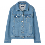 Joules Arkley Relaxed Denim Jacket Light Blue