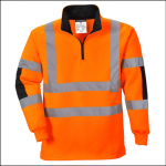 Portwest B308 Xenon Rugby Shirt Orange 1