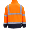 Portwest F301 H-Vis Two Tone Fleece Jacket Orange-Navy 2