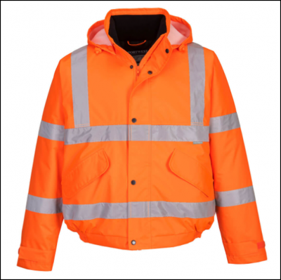 Portwest S463 Hi-Vis Bomber Jacket Orange 1