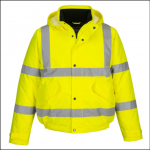 Portwest S463 Hi-Vis Bomber Jacket Yellow 1