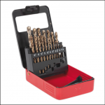 Sealey AK4701 19pc Metric Cobalt Drill Bit Set 1