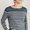 Seasalt Women's Sailor Shirt Falmouth Breton Nickel Chalk 2