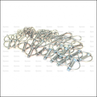 Sparex Linch Pin & Grip Clips Combination Pack 50pcs 1