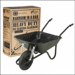 Walsall Easiload 85L Heavy Duty Black Builders Barrow