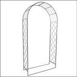 Ascalon Marrakech Garden Arch Structure Umbra Grey