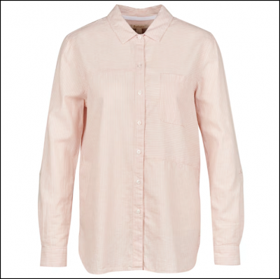 Barbour Beachfront Ladies Shirt Petal Pink 1