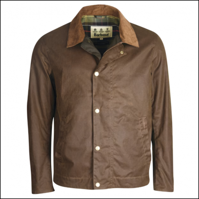 Barbour Milton Men's Wax Jacket Brown 1