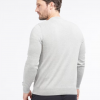 Barbour Organic Crew Neck Jumper Grey Marl 2