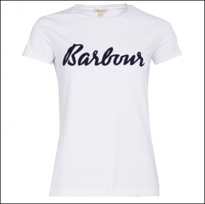 Barbour Rebecca Ladies T-Shirt White 1