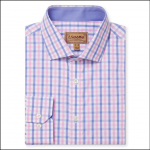 Schoffel Hebden Tailored Shirt Blue-Pink Check 1
