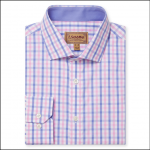 Schoffel Hebden Tailored Shirt Blue-Pink Check