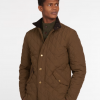 Barbour Shoveler Quilted Jacket Dark Sand 3