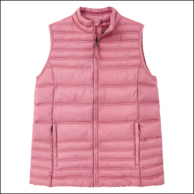 Crew Ladies Lightweight Gilet Wild Rose 1