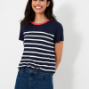Joules Carley Crew T Shirt French Navy 2