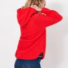 Joules Jeanie Hooded Fleece Sweatshirt Red 3