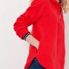 Joules Jeanie Hooded Fleece Sweatshirt Red 6