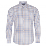 Barbour Bradwell Tailored Shirt Sandstone Check 1