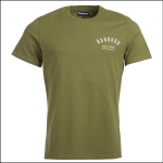 Barbour Men's Preppy T-Shirt Burnt Olive 1