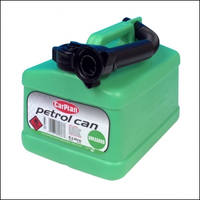 CarPlan 5L Plastic Fuel Can UNLEADED