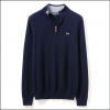 Crew Classic Men's Half Zip Knit Jumper Navy Blue 2