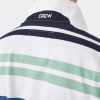 Crew Worthing Striped Jersey Polo White-Dusty Jade-Denim Marl 4