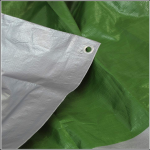 Faithfull Heavy Duty Tarpaulin Green-Silver (Assorted Sizes)