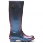 Hunter Women's Nebula Tall Wellington Boots Stornoway Blue 1