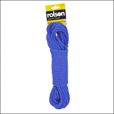 Rolson 44262 6mm Polypropylene Rope 15m 1