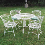 Ascalon Blaisdon 5pc Bistro Set Antique Cream