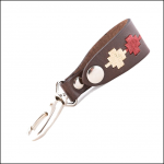 Pioneros Key Holder Burgundy-Cream