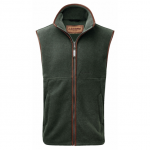 Schoffle Oakham Fleece Gilet Cedar Green 1