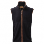 Schoffle Oakham Fleece Gilet Gunmetal 1