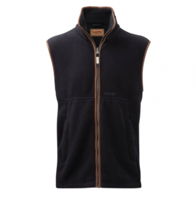 Schoffle Oakham Fleece Gilet Gunmetal 1