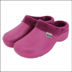 Town & Country Fleece Lined Clogs Raspberry 1