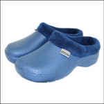 Town & Country Women's Fleece Lined Clogs Navy 1