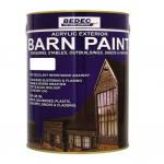 Bedec Acrylic Exterior Barn Paint 5L + Free 10pc Brush Set