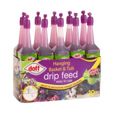 Doff Hanging Basket & Tub Drip Feed 10Pk