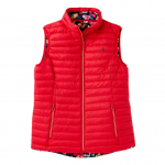 Joules Snug Shower Proof Packable Gilet Red 1