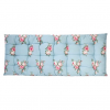 Ascalon Blue Floral Bench Seat Cushion Pad 2